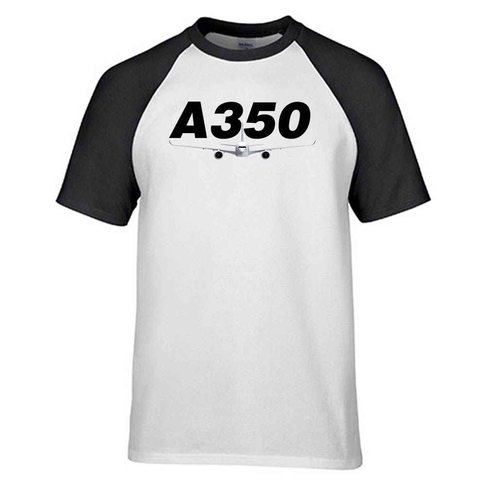 Super Airbus A350 Designed Raglan T-Shirts