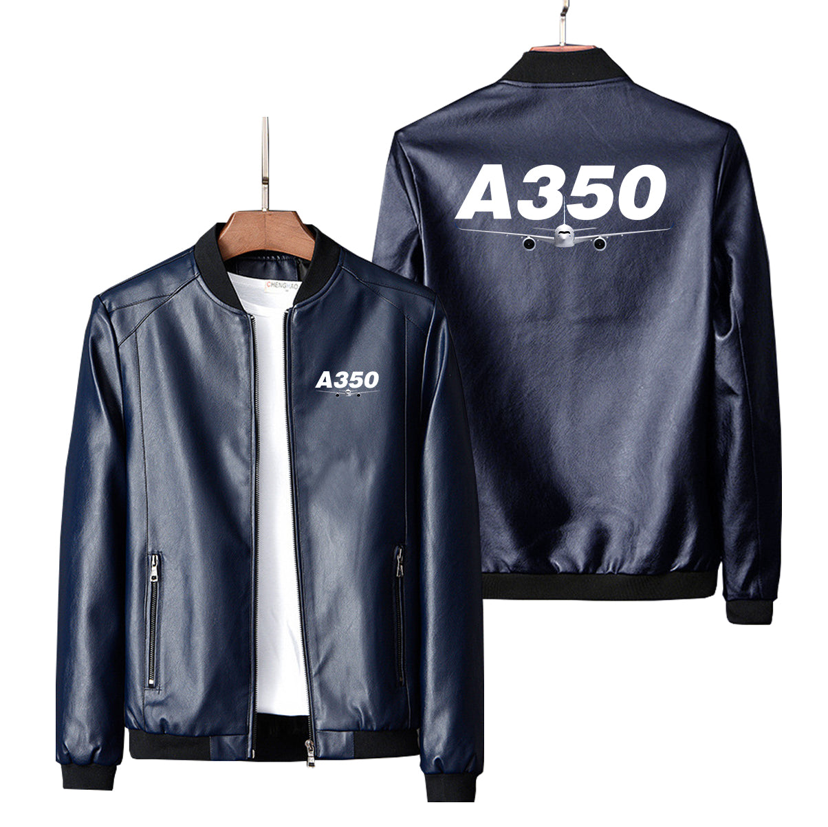 Super Airbus A350 Designed PU Leather Jackets