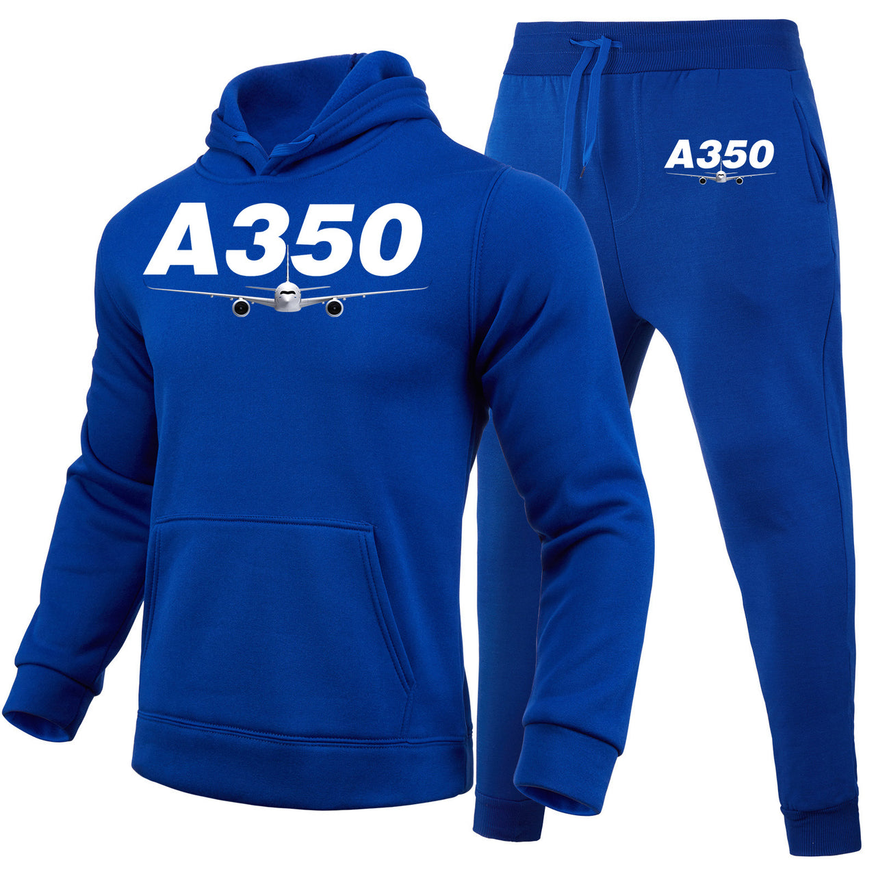 Super Airbus A350 Designed Hoodies & Sweatpants Set