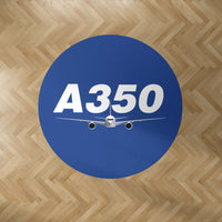 Thumbnail for Super Airbus A350 Designed Carpet & Floor Mats (Round)