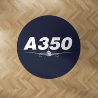Thumbnail for Super Airbus A350 Designed Carpet & Floor Mats (Round)