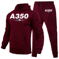 Thumbnail for Super Airbus A350 Designed Hoodies & Sweatpants Set