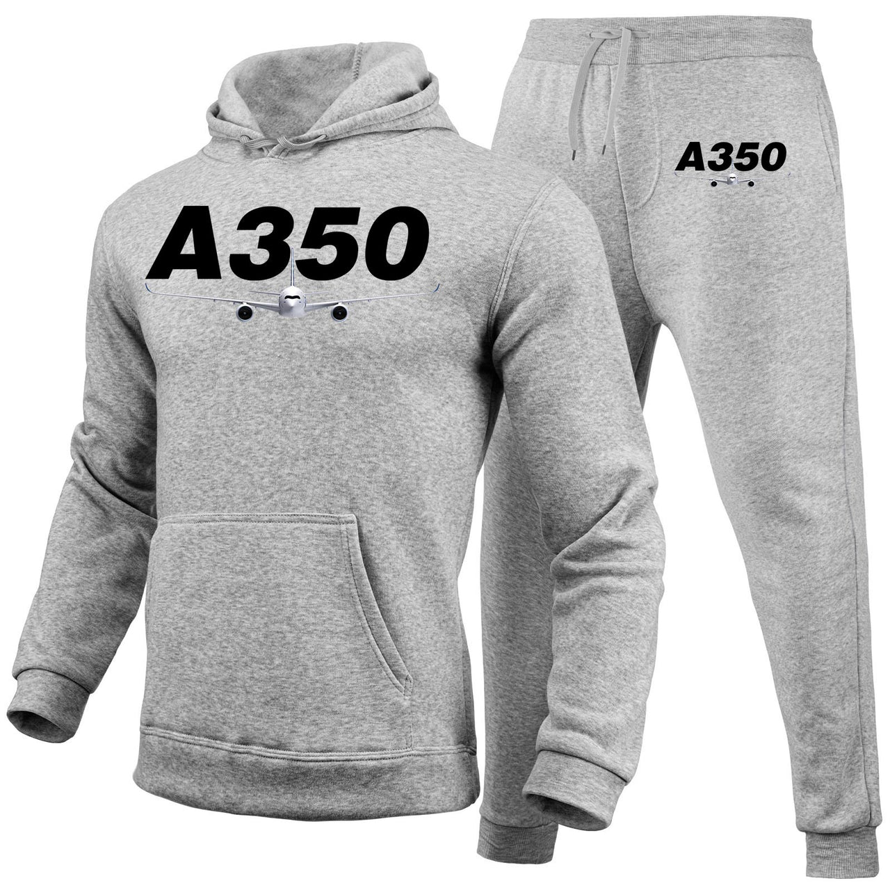 Super Airbus A350 Designed Hoodies & Sweatpants Set