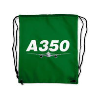 Thumbnail for Super Airbus A350 Designed Drawstring Bags