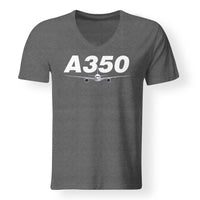 Thumbnail for Super Airbus A350 Designed V-Neck T-Shirts
