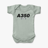 Thumbnail for Super Airbus A350 Designed Baby Bodysuits