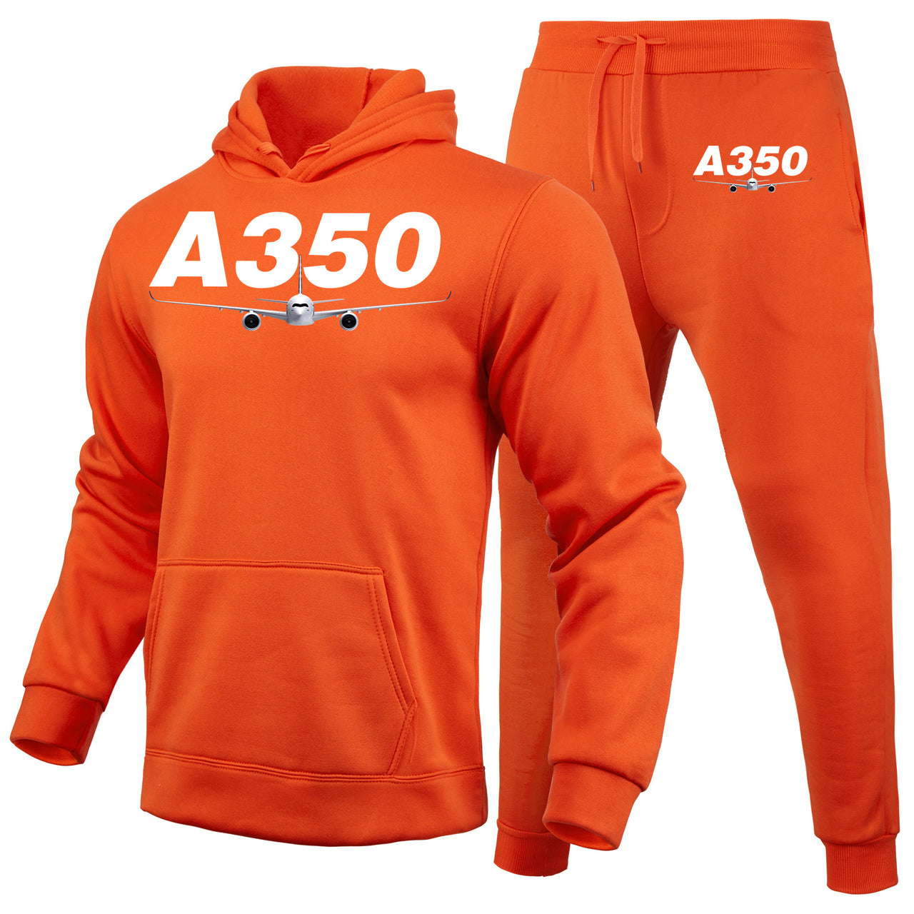 Super Airbus A350 Designed Hoodies & Sweatpants Set