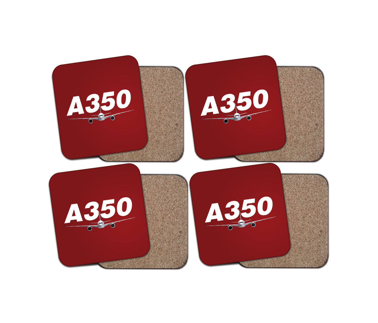 Super Airbus A350 Designed Coasters