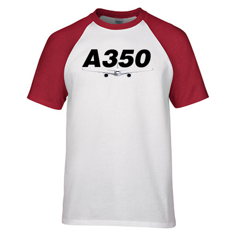 Super Airbus A350 Designed Raglan T-Shirts