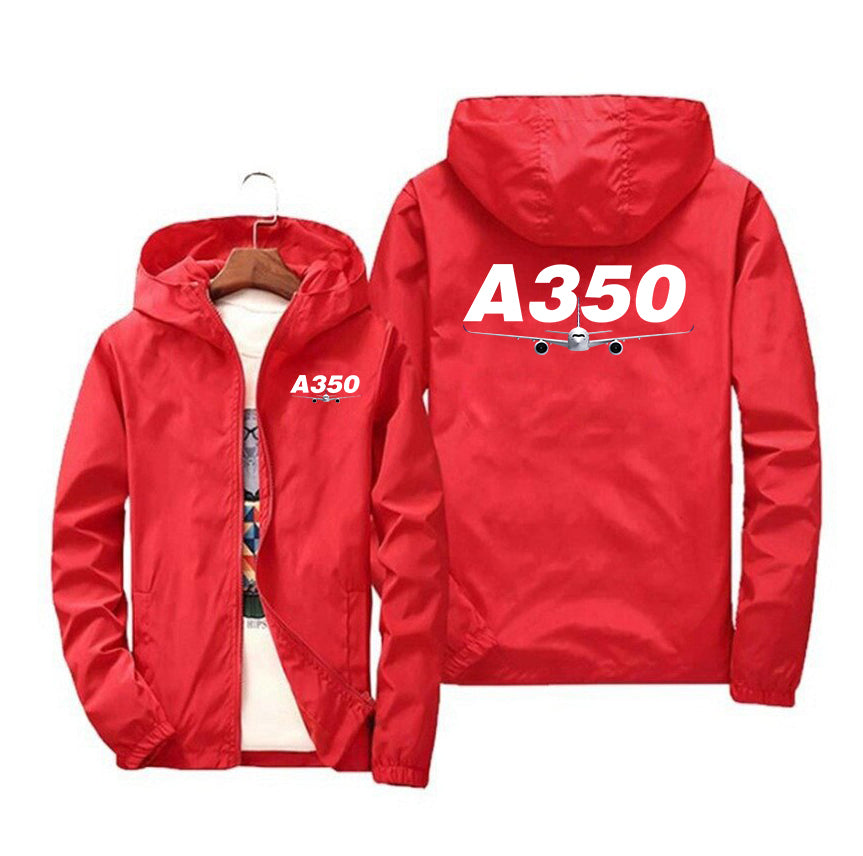 Super Airbus A350 Designed Windbreaker Jackets
