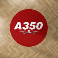 Thumbnail for Super Airbus A350 Designed Carpet & Floor Mats (Round)
