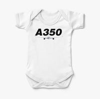 Thumbnail for Super Airbus A350 Designed Baby Bodysuits