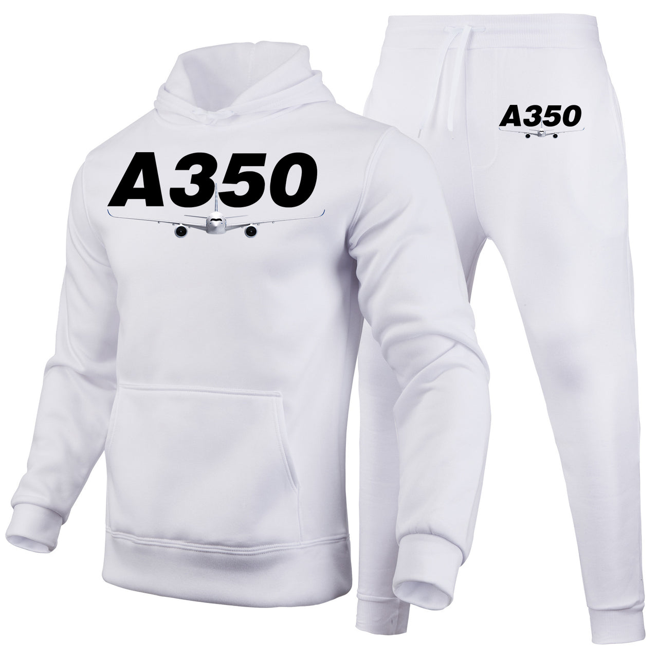 Super Airbus A350 Designed Hoodies & Sweatpants Set