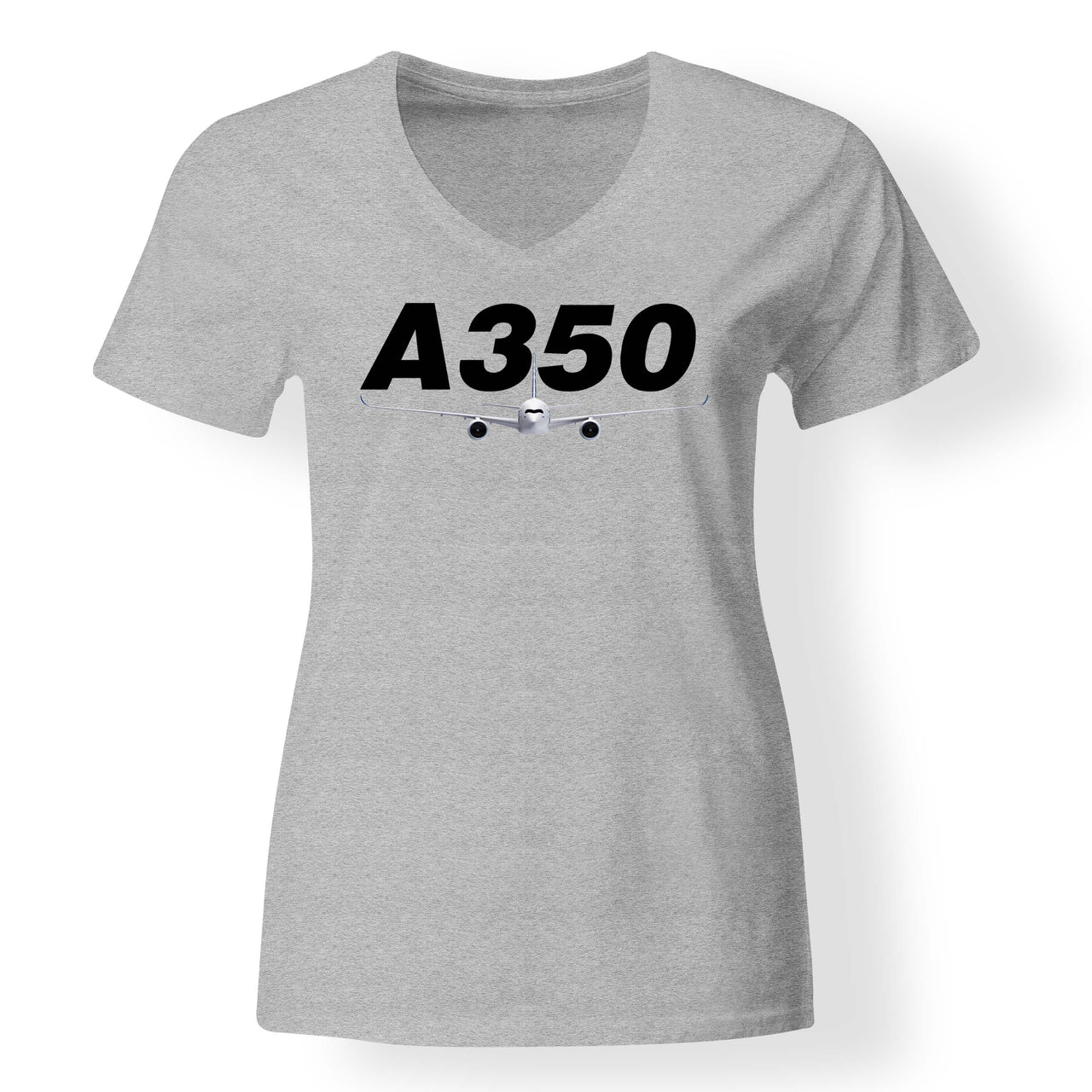 Super Airbus A350 Designed V-Neck T-Shirts