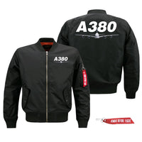 Thumbnail for Super Airbus A380 Designed Pilot Jackets (Customizable)