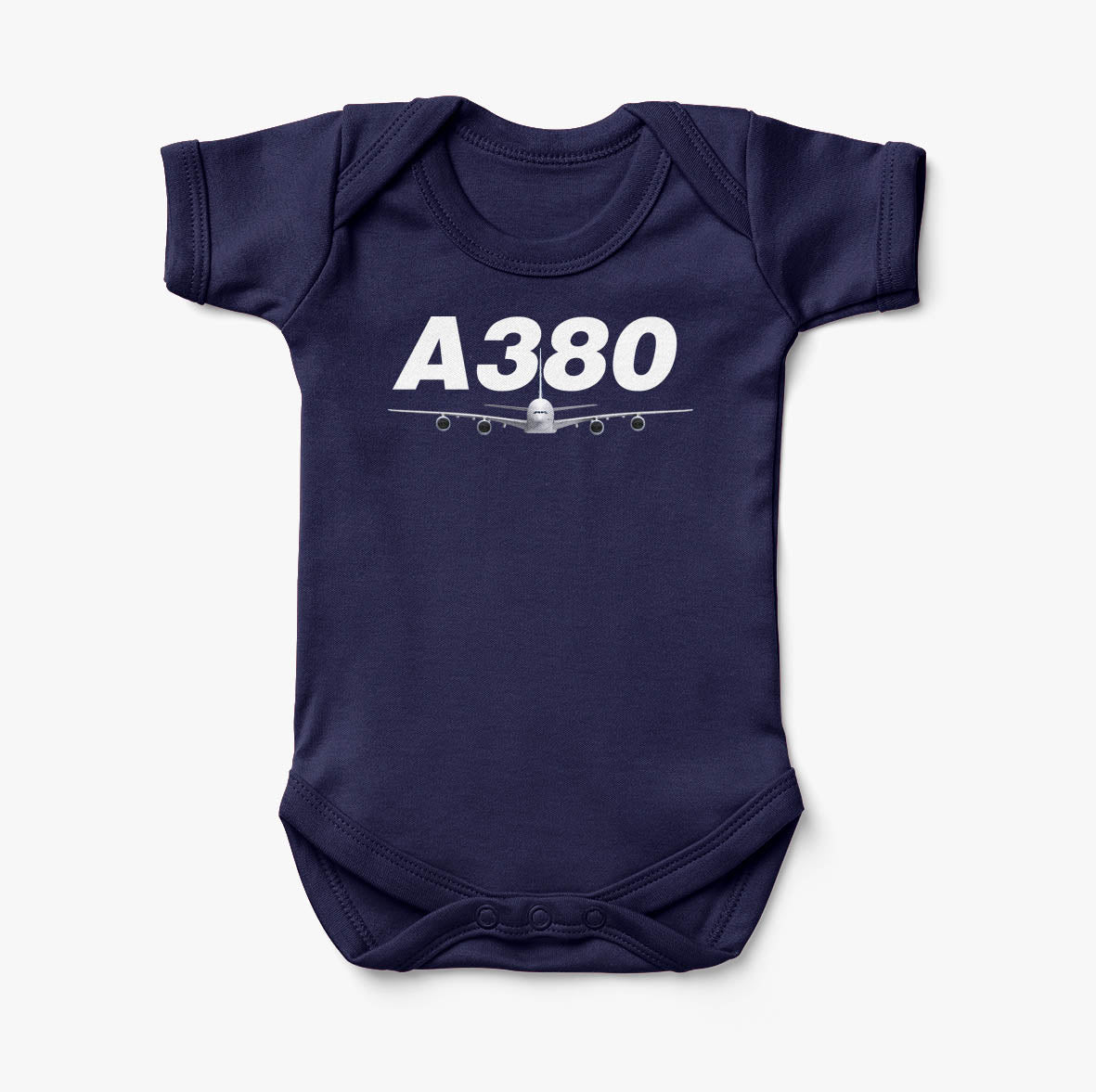 Super Airbus A380 Designed Baby Bodysuits