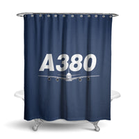 Thumbnail for Super Airbus A380 Designed Shower Curtains