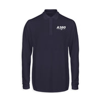 Thumbnail for Super Airbus A380 Designed Long Sleeve Polo T-Shirts