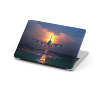 Thumbnail for Super Airbus A380 Landing During Sunset Designed Macbook Cases
