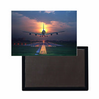 Thumbnail for Super Airbus A380 Landing During Sunset Designed Magnets