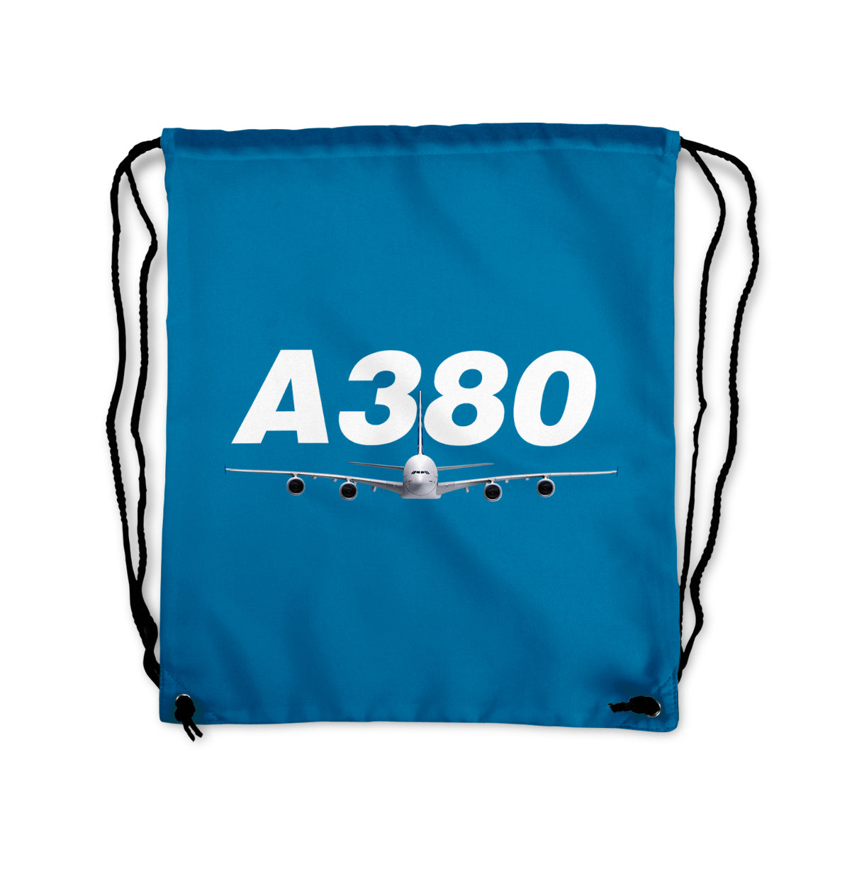 Super Airbus A380 Designed Drawstring Bags