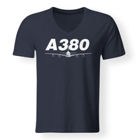 Thumbnail for Super Airbus A380 Designed V-Neck T-Shirts