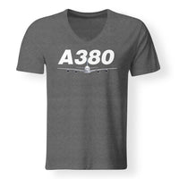 Thumbnail for Super Airbus A380 Designed V-Neck T-Shirts