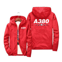 Thumbnail for Super Airbus A380 Designed Windbreaker Jackets