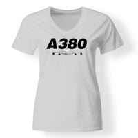 Thumbnail for Super Airbus A380 Designed V-Neck T-Shirts