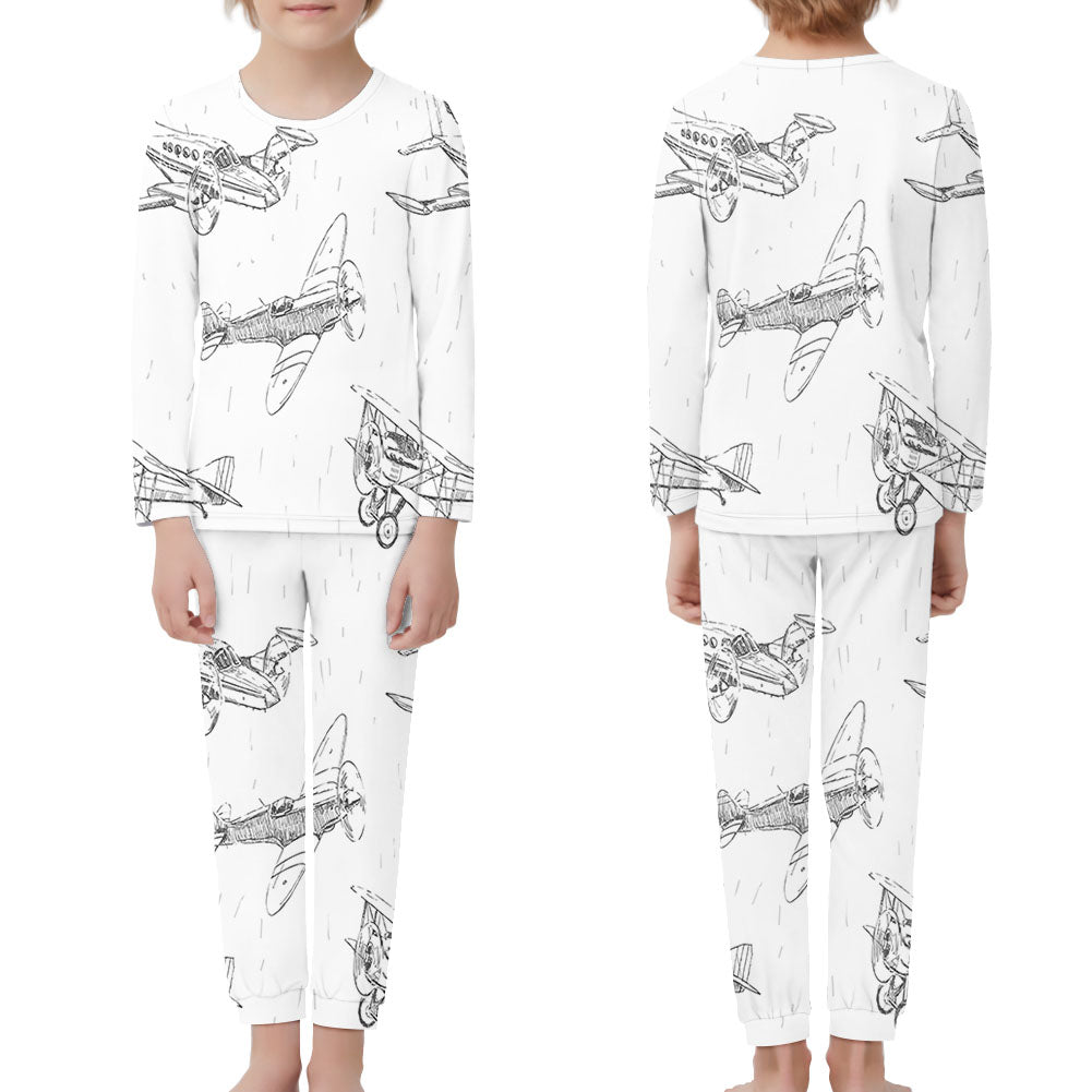 Super Aircrafts Designed "Children" Pijamas