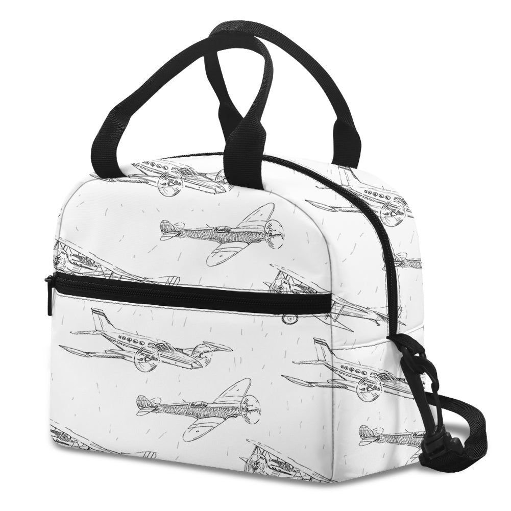 Super Aircrafts Designed Lunch Bags