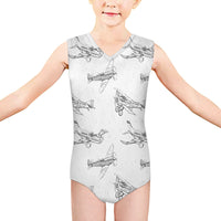 Thumbnail for Super Aircrafts Designed Kids Swimsuit