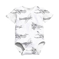 Thumbnail for Super Aircrafts Designed 3D Baby Bodysuits