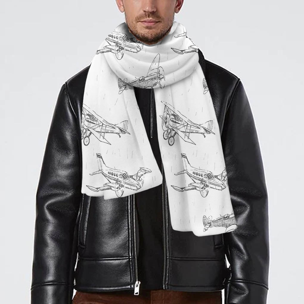 Super Aircrafts Designed Scarfs