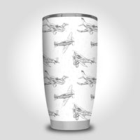 Thumbnail for Super Aircrafts Designed Tumbler Travel Mugs