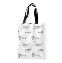 Thumbnail for Super Aircrafts Designed Tote Bags