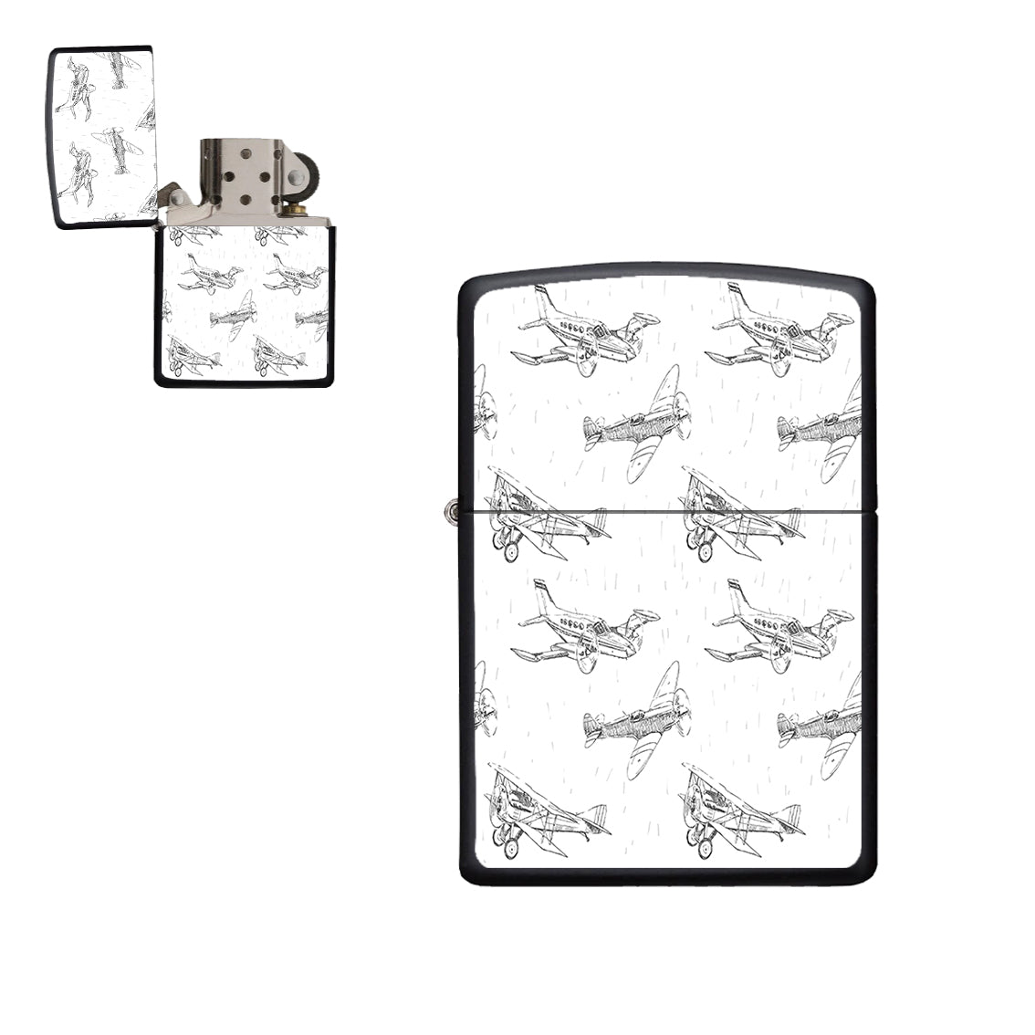 Super Aircrafts Designed Metal Lighters