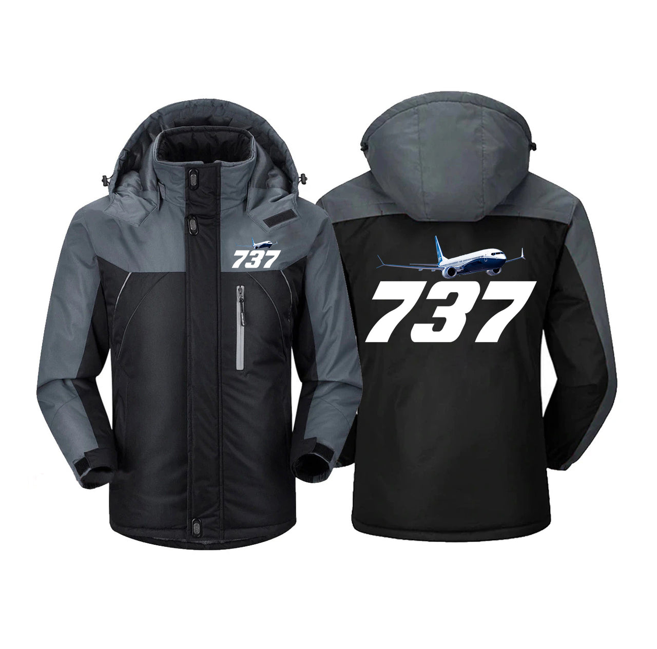 Super Boeing 737-800 Designed Thick Winter Jackets