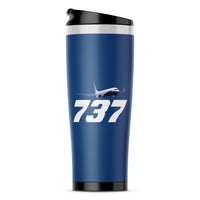 Thumbnail for Super Boeing 737-800 Designed Stainless Steel Travel Mugs
