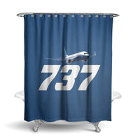 Thumbnail for Super Boeing 737-800 Designed Shower Curtains