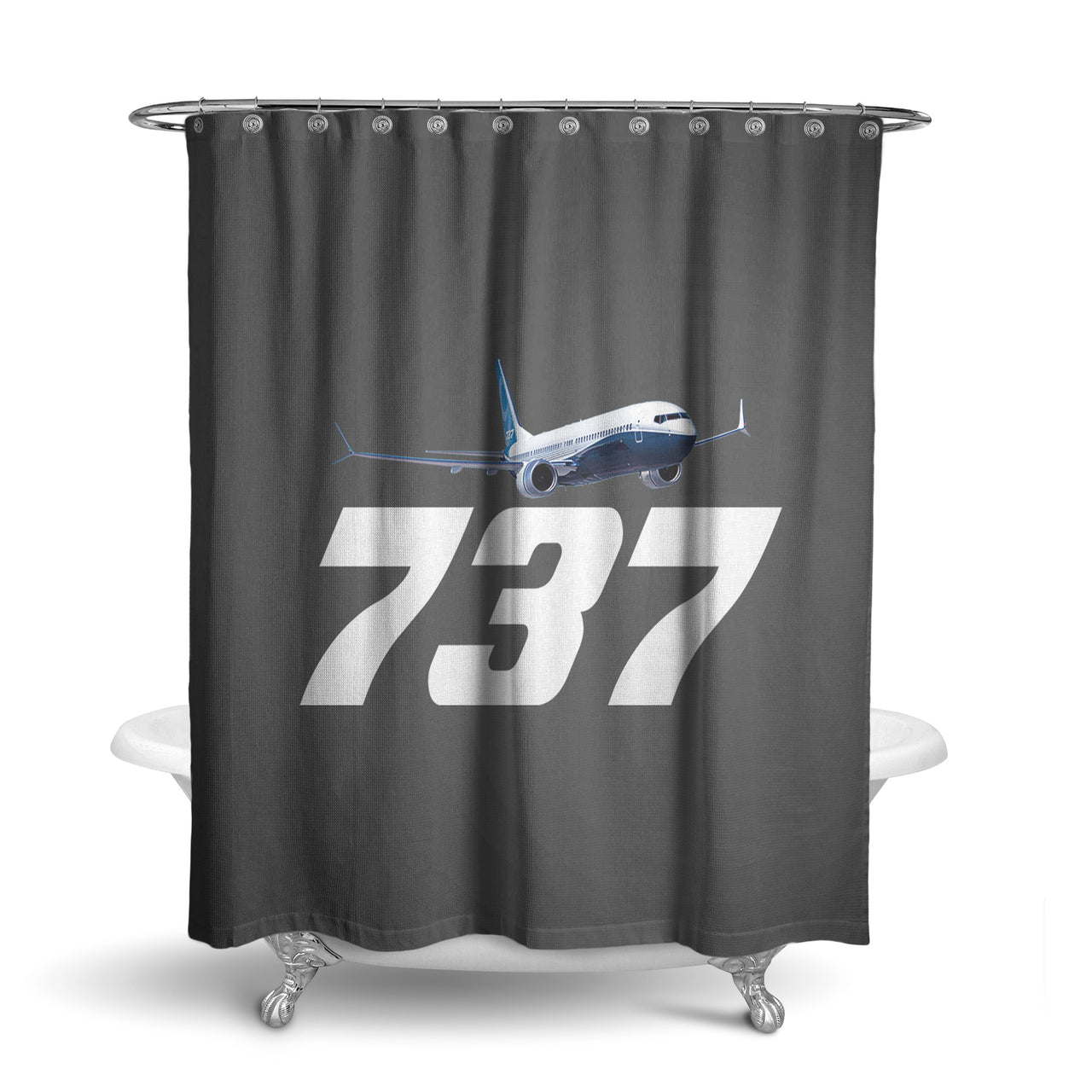 Super Boeing 737-800 Designed Shower Curtains