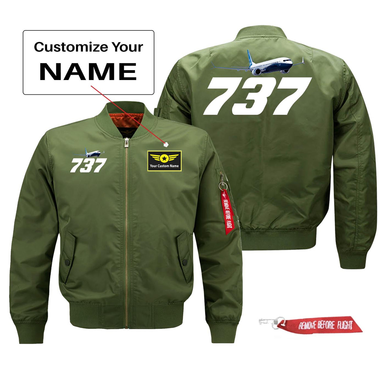 Super Boeing 737-800 Designed Pilot Jackets (Customizable)