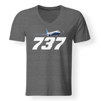 Thumbnail for Super Boeing 737-800 Designed V-Neck T-Shirts