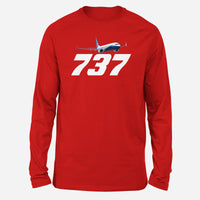Thumbnail for Super Boeing 737-800 Designed Long-Sleeve T-Shirts