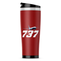 Thumbnail for Super Boeing 737-800 Designed Stainless Steel Travel Mugs