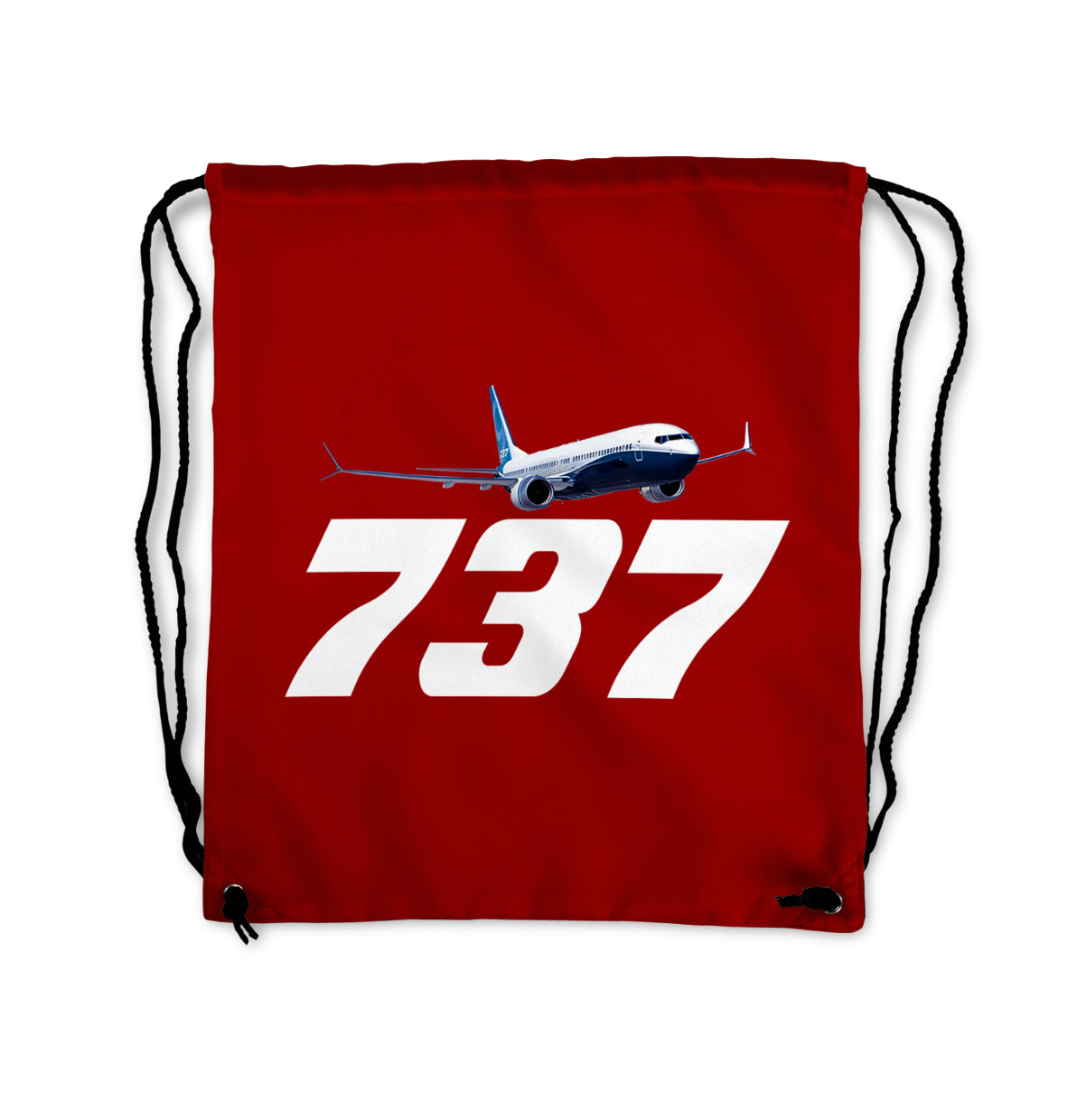 Super Boeing 737-800 Designed Drawstring Bags