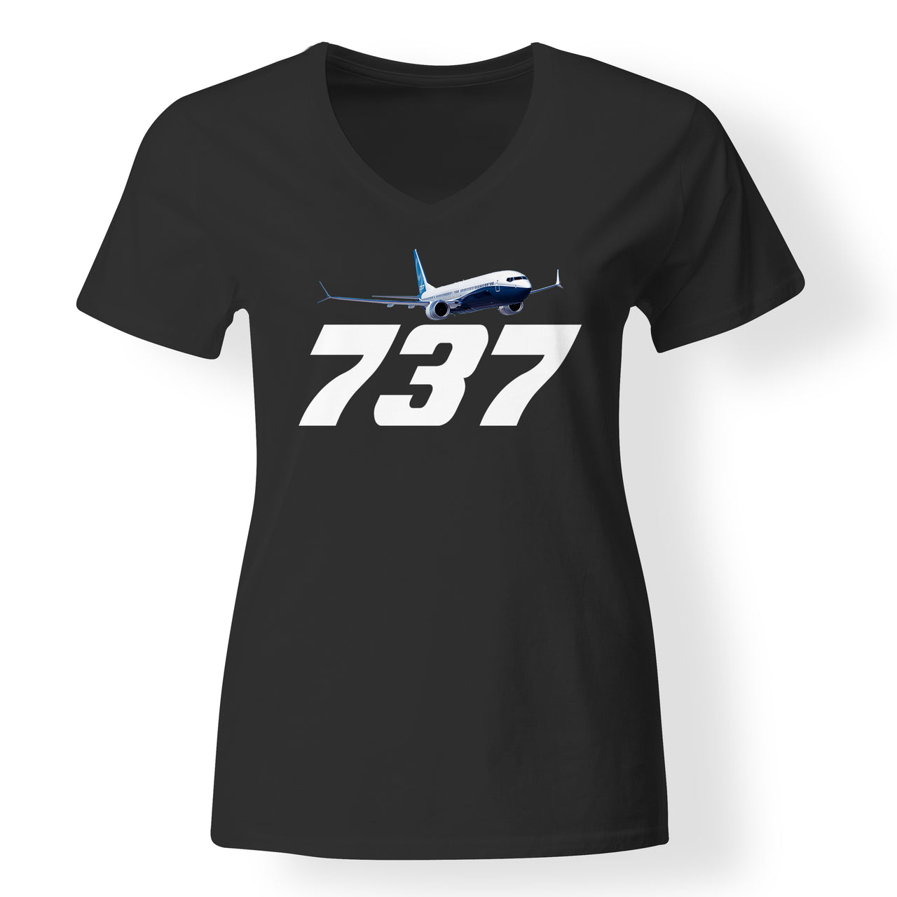 Super Boeing 737-800 Designed V-Neck T-Shirts