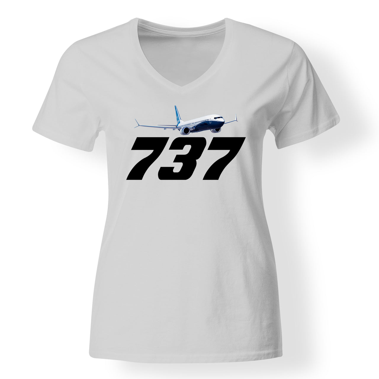 Super Boeing 737-800 Designed V-Neck T-Shirts