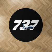Thumbnail for Super Boeing 737 Designed Carpet & Floor Mats (Round)