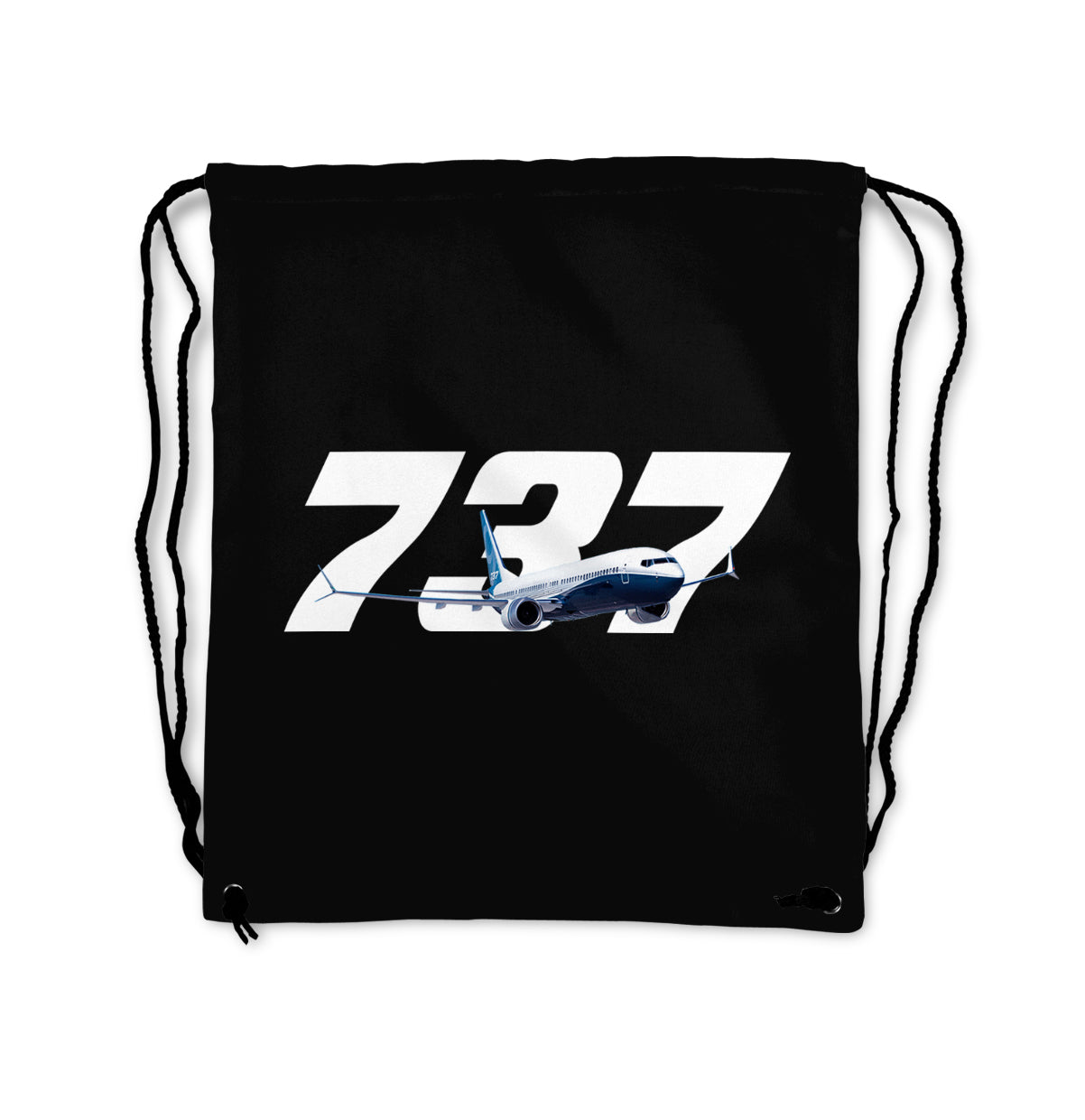 Super Boeing 737 Designed Drawstring Bags